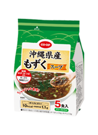沖縄産もずくスープ
