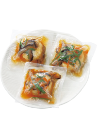 白身魚と豆腐の寄せ焼 和風あんかけ